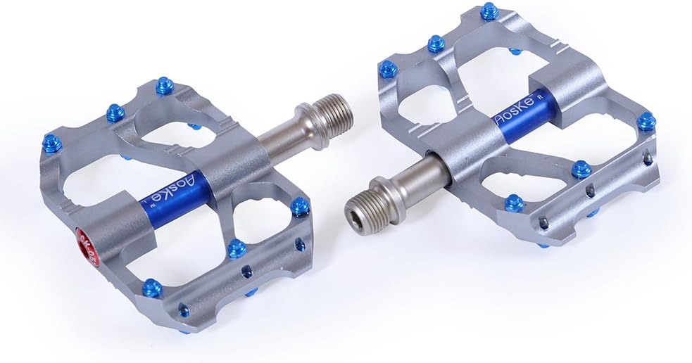 Road Bike Pedals By Aoske,Skid-proof Sealed Bearing Bicycle Pedals 9/16"