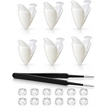 WesGen Fake Fangs Vampire Teeth for Halloween, 3 Pairs