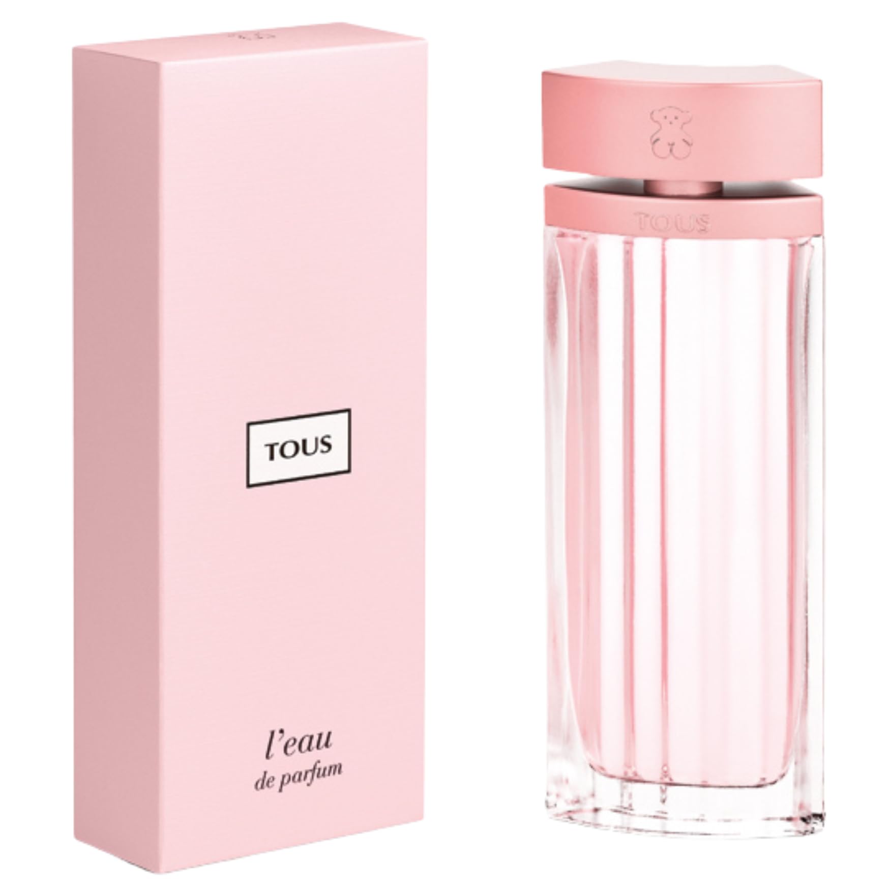 TOUS L'eau De Parfum Spray For Women, Elegant Floral Musky Perfume For Everyday Wear With Notes Of Jasmine, White Peony, and Amber, 3 Fl Oz.