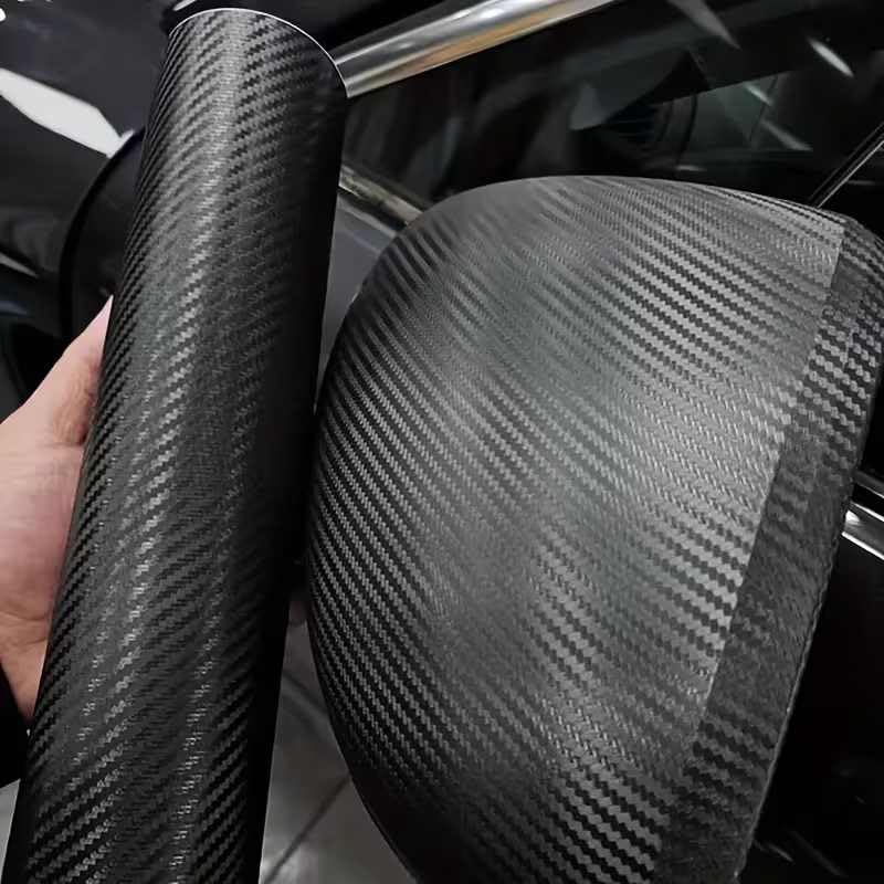 SUNBIRD Vinyl Wrap Self-Adhesive Car Stickers Decal Wrap 3D Carbon Fiber Waterproof Protection Sticker for Car,Bike Vehicle Cover Scratches, Motorcycles, Computers Styling (3D Black, 30 x 121 cm)-picture-19