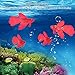 FTVOGUE Aquarium Decoration Artificial Silicone Small Fish Ornament - Funny