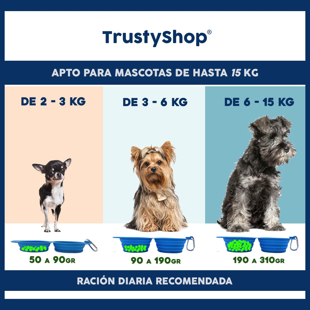 Comedero y Bebedero Plegable para Perros y Gatos - Cuenco Doble de Silicona Resistente Libre de BPA - Plato Portatil para Agua y Comida Ideal para Viaje, 700ml (Rosa Fucsia)