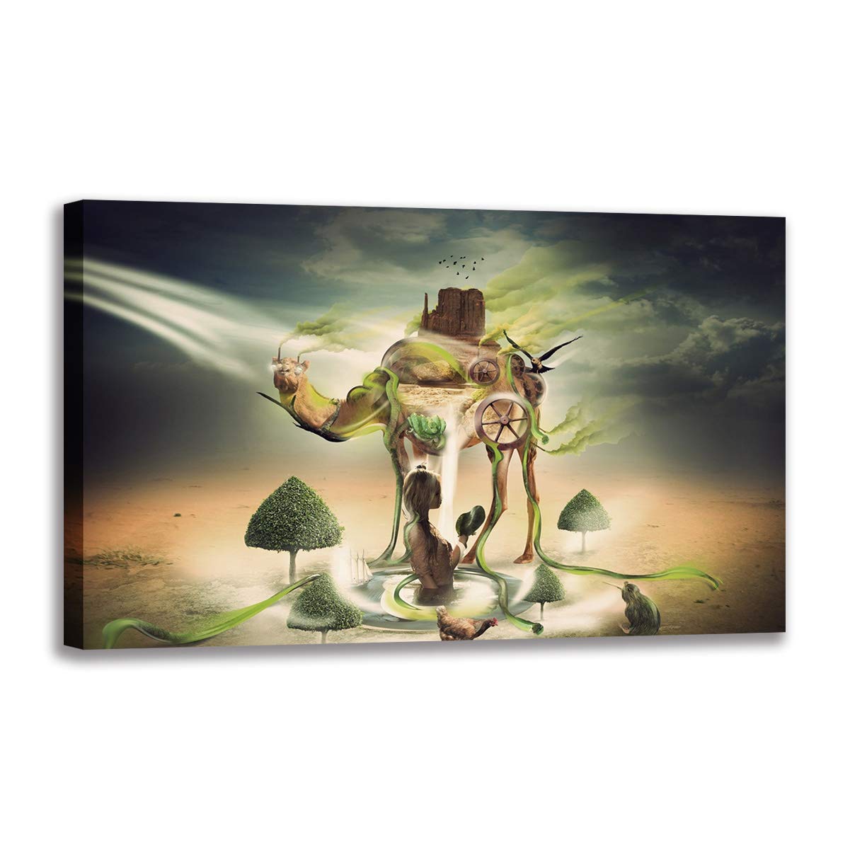 Photos murales créativité fille et arbre pour une maison sereine