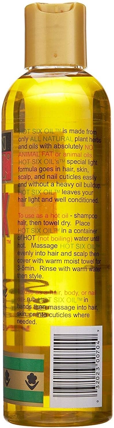 African Royale Hot Six In One Hair Oil With 15 Natural Herbs, 8 oz (Pack of 12)