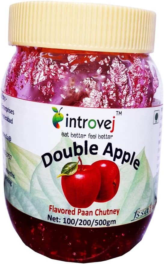 introvej Double Apple Flavored Paan Chutney 500g - Sweet Paan Chutni Flavour Mix