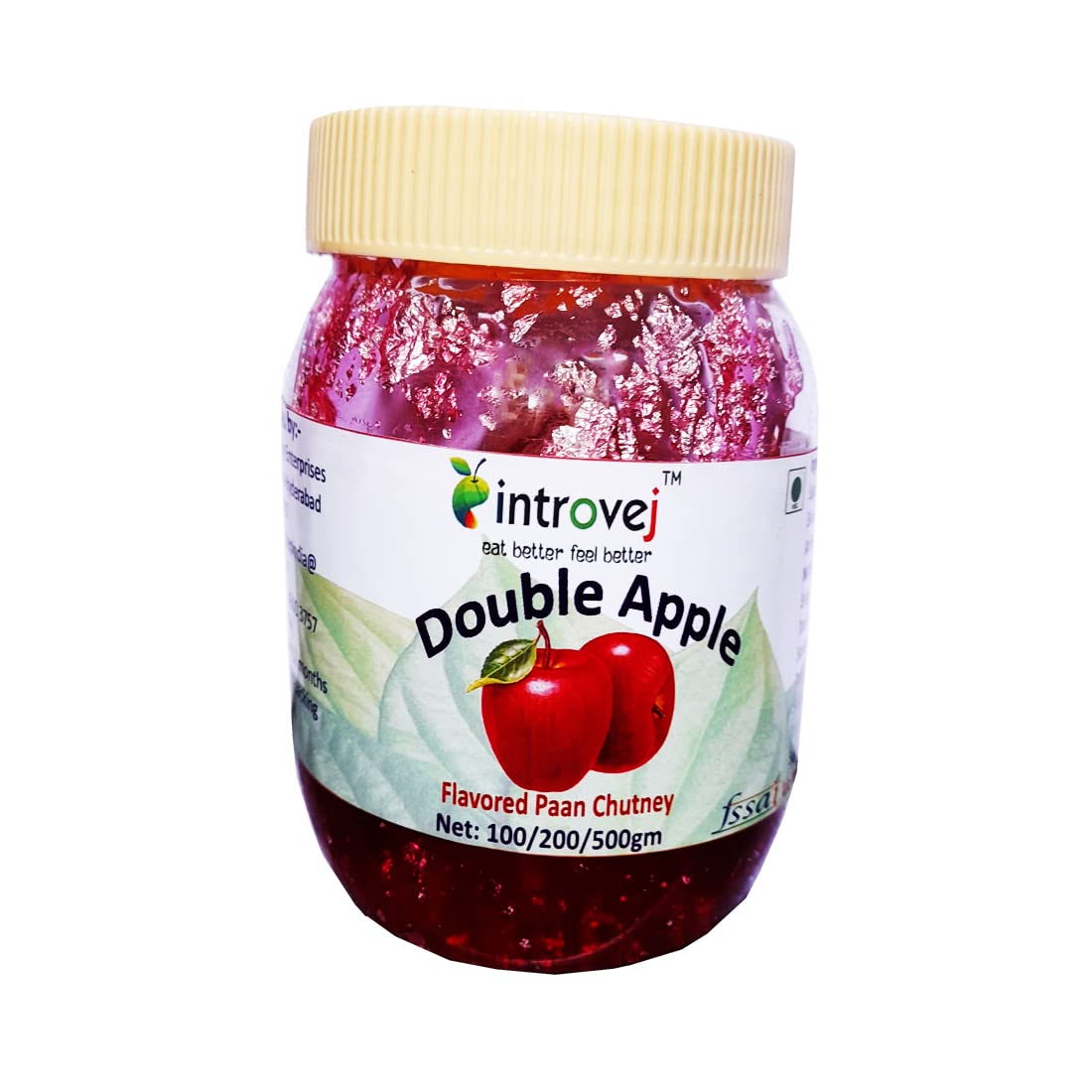 introvej Double Apple Flavored Paan Chutney 500g - Sweet Paan Chutni Flavour Mix