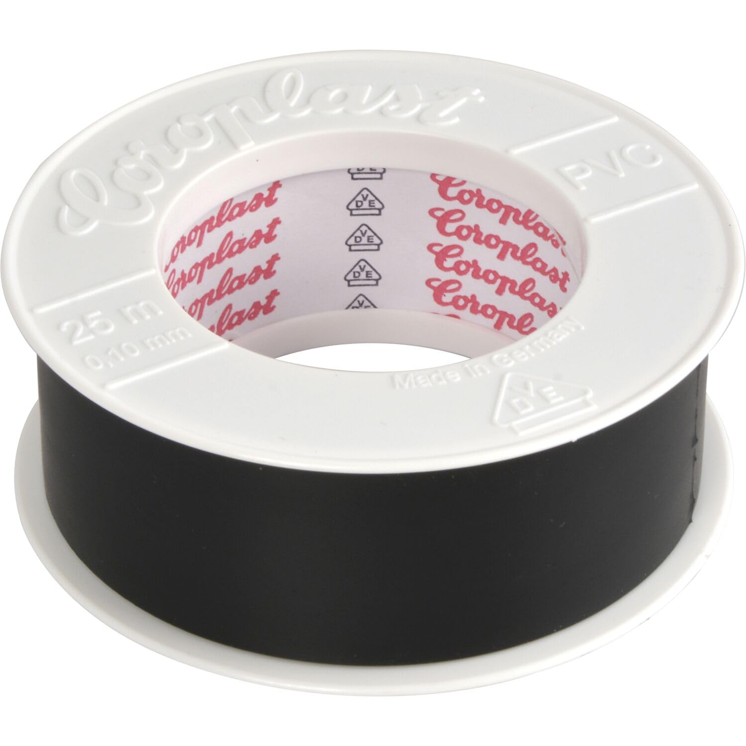 Coroplast Isolierband 0,10x30mmx25m schwarz Inhalt: 10 Stück