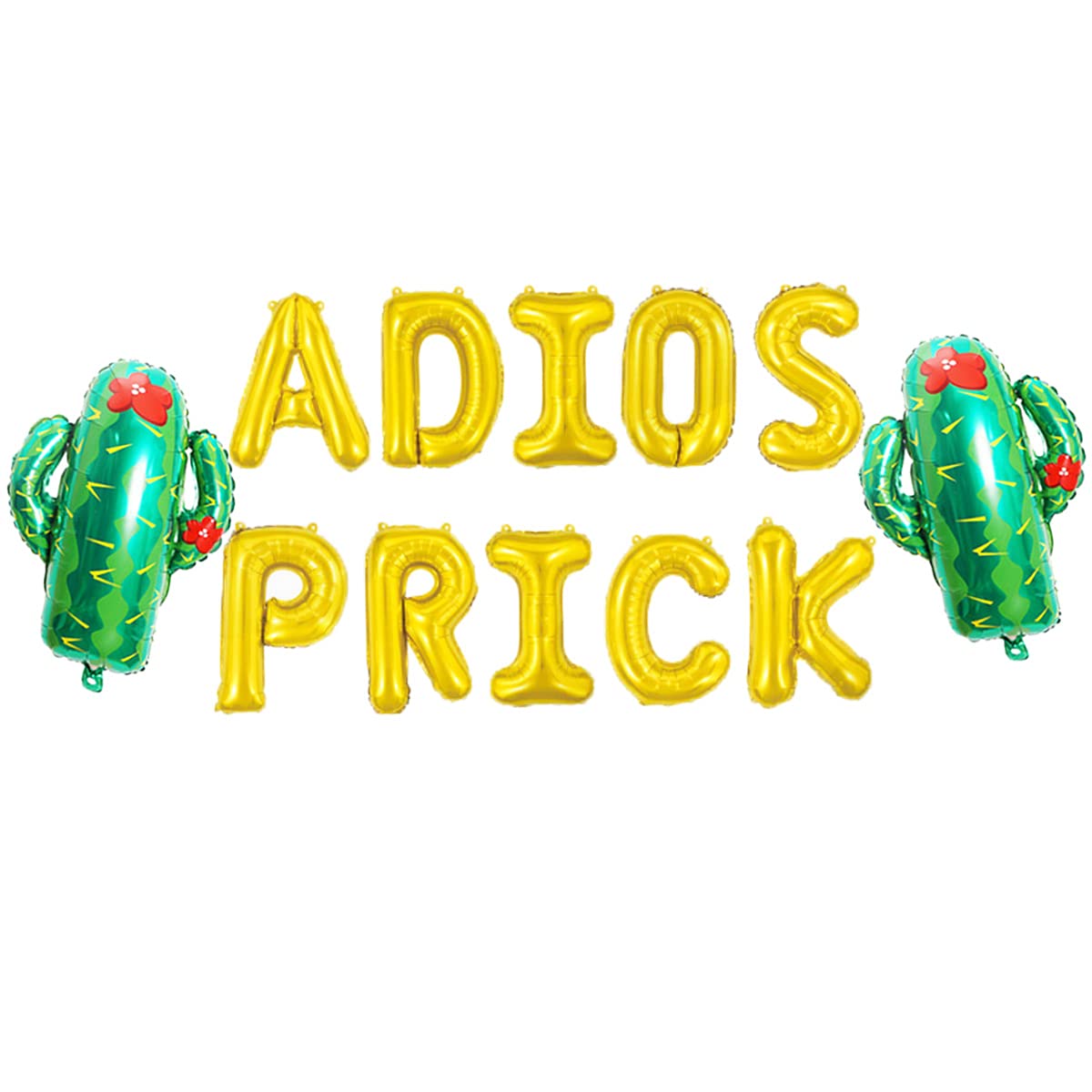 Adios prick balloons