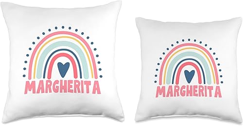 Miniatura 3 de Idea Regalo Personalizzata con Nome Gifts Idea Margherita Name Custom Woman Myth Legend Pink Birthday Party Throw Pillow, 16x16, Multicolor