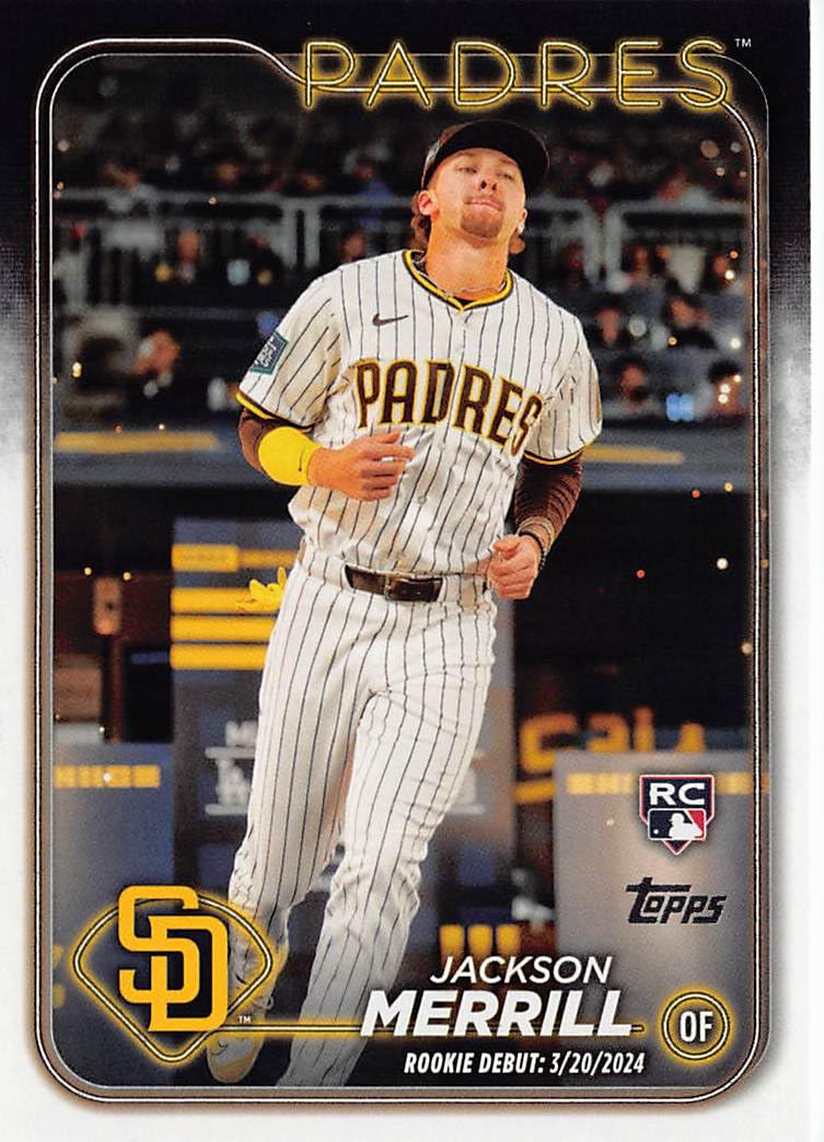 Amazon.com: 2024 Topps Update #US169 Jackson Merrill Rookie Card