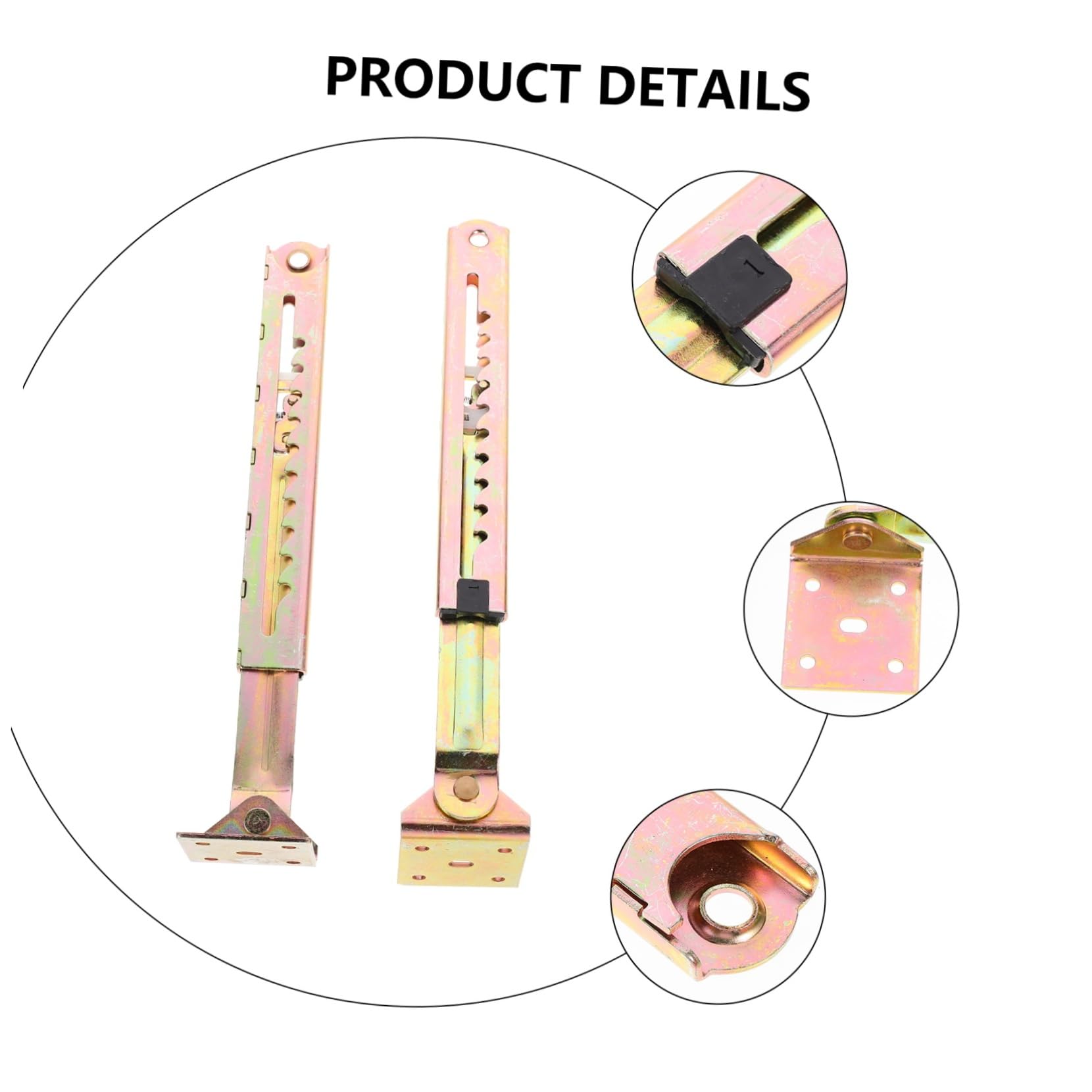 Angoily 1 Pair Pull Rod Telescopic Brackets Table Brackets Table Supporting Leg Salon Furniture Steel Feet Angle Adjustment Rack Table Accessories Galvanized Support Frame Telescopic Frame