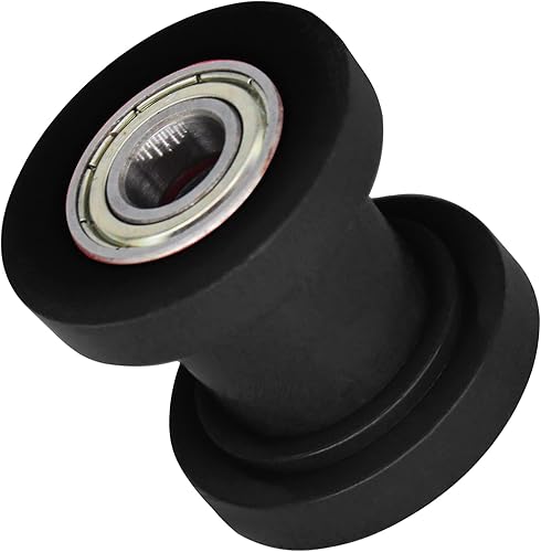 Guía de rueda tensor de polea de cadena de 0.394 pulgadas para Pit Dirt Mini Bike ATV 125cc 140cc 160cc SSR XR125 CRF50 KLX110 (negro)