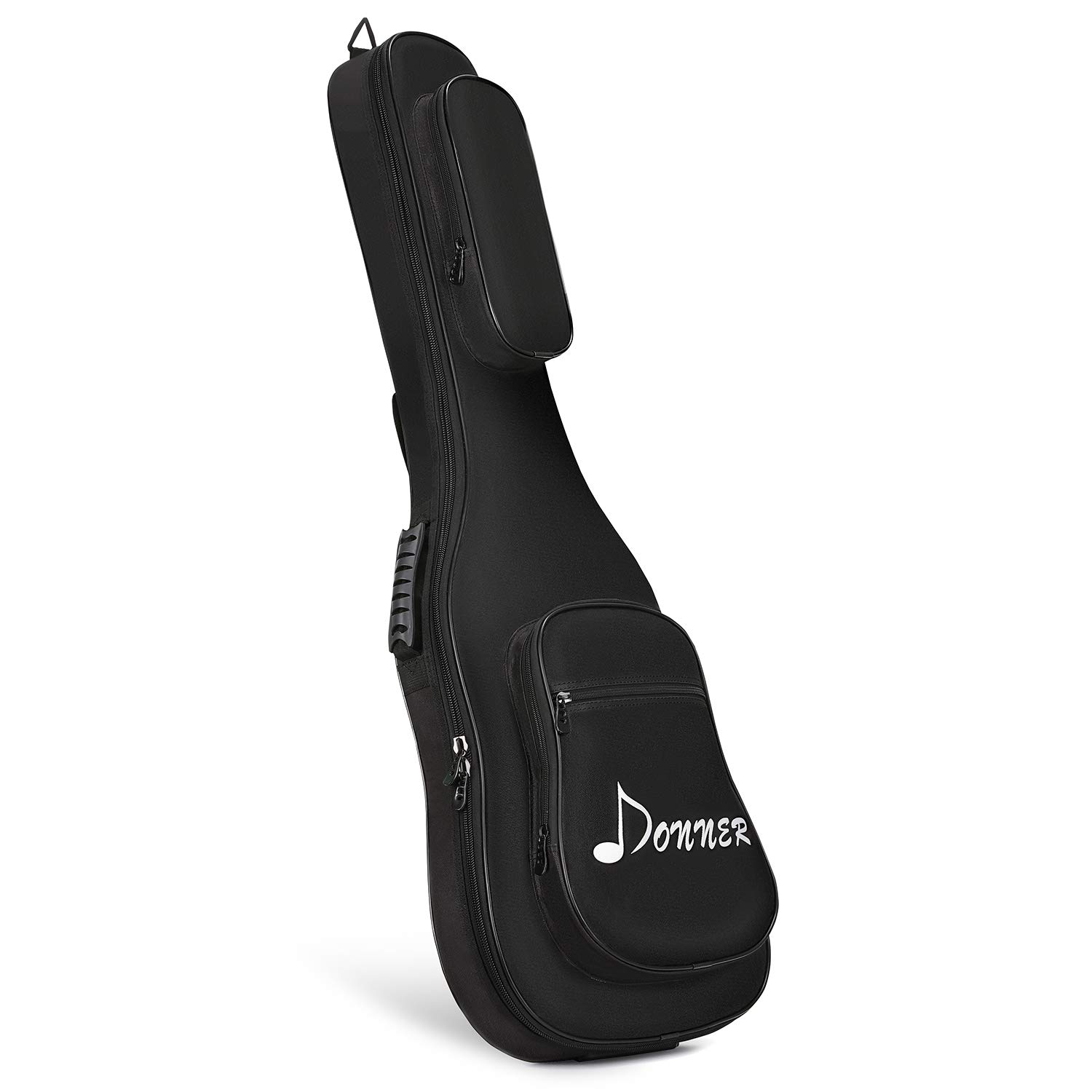 Donner E-Gitarrentasche 39 Zoll Gig Bag, 10mm Dicke, wasserdichtes Vlies, Rucksack, Schwarz