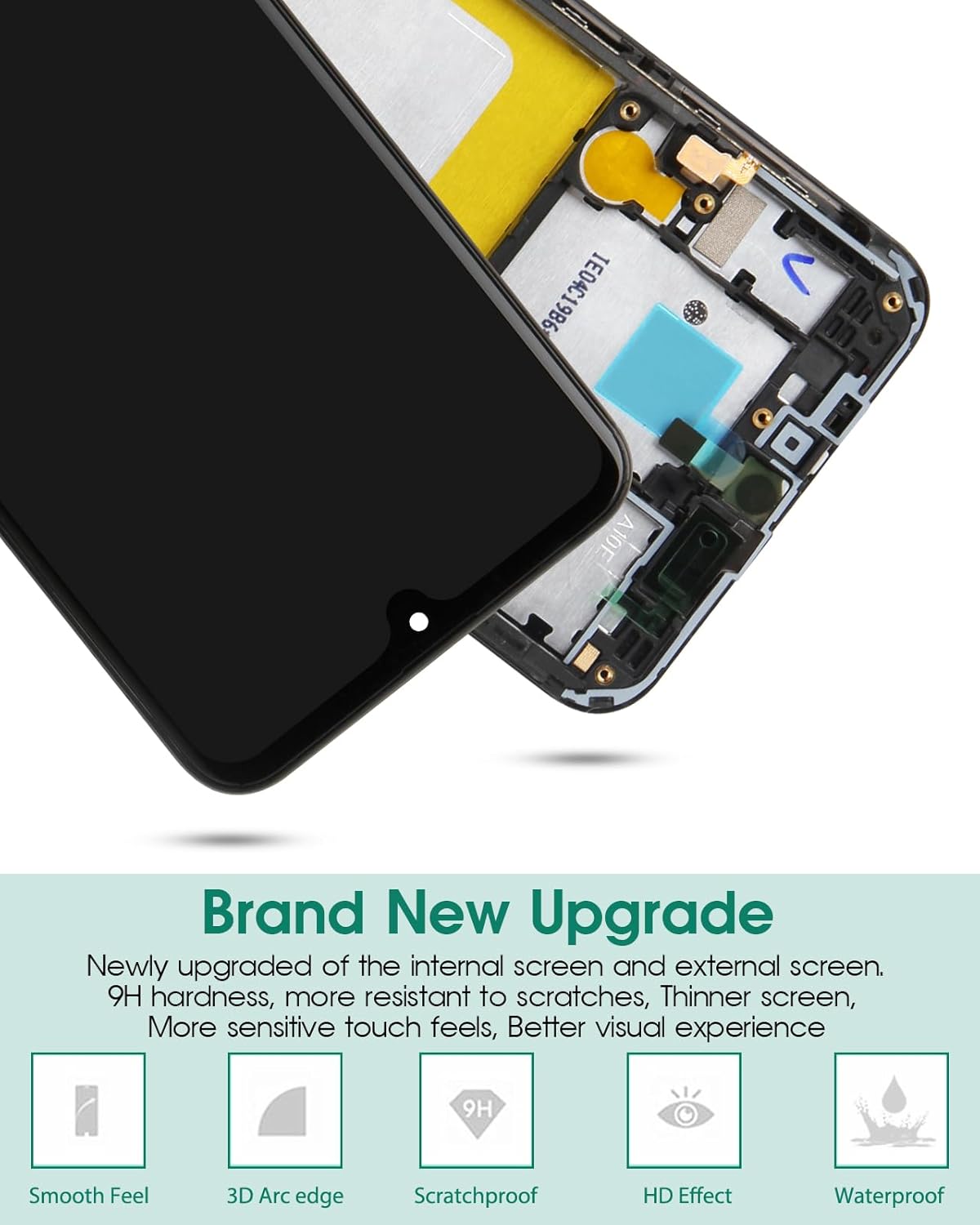 for Samsung A10e Screen Replacement for Samsung Galaxy A10e LCD A102 A102D A102F A102U A102DS A102F/DS SM-S102 S102DL LCD Display Touch Digitizer(Black with Frame)