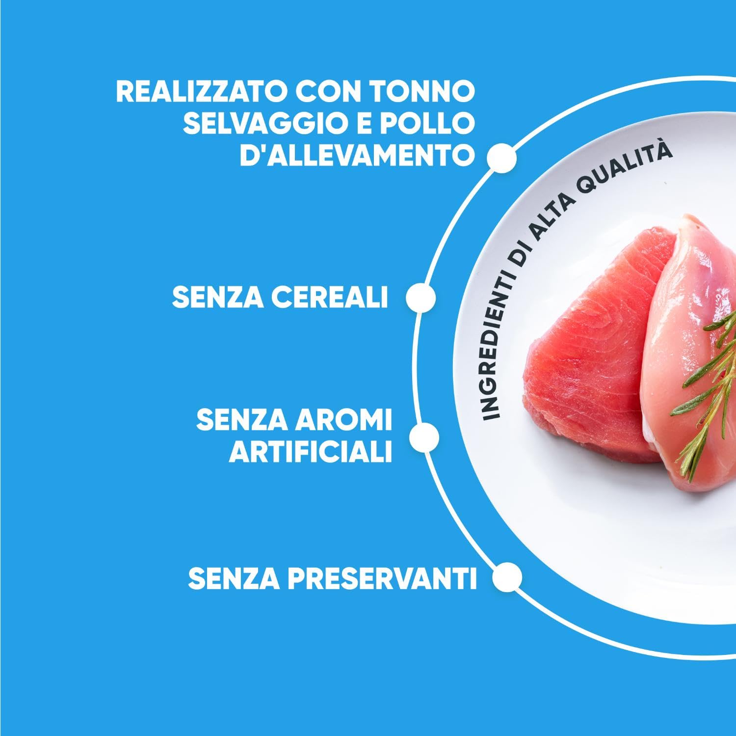 INABA Churu Rolls Bastoncini di Pollo con Cuore di Pollo 1 Pack (4x10gr) Snack Morbido per Gatti Senza Conservanti Grain-Free