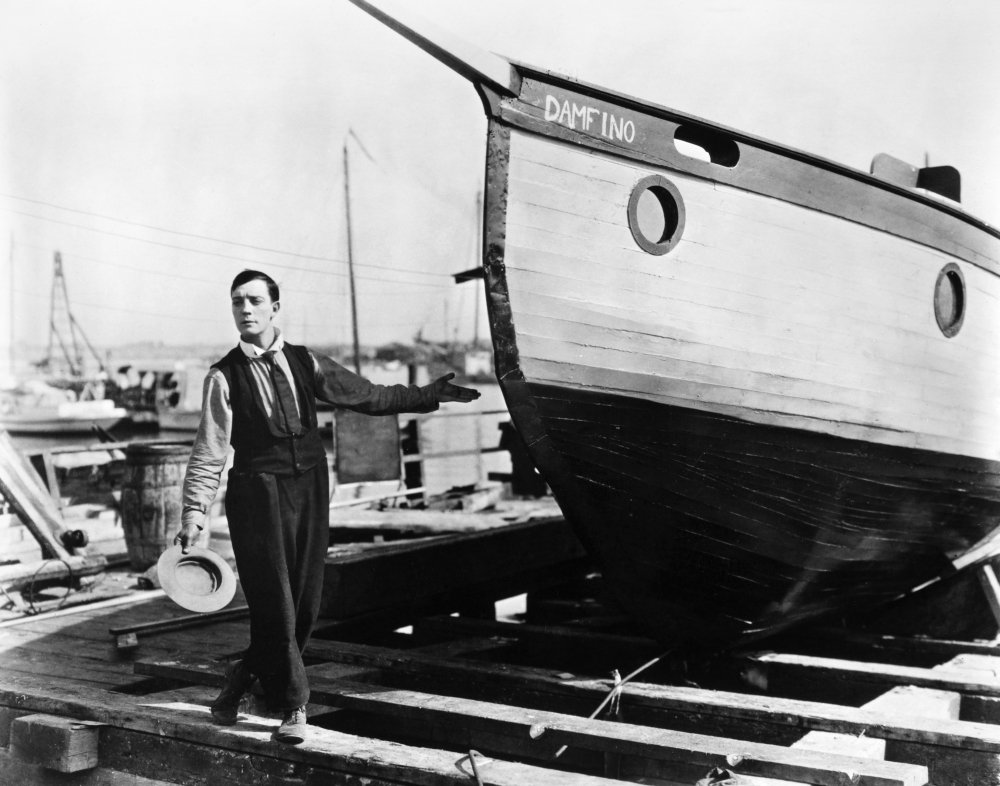 Buster Keaton メダル 1966年製 The Rail Rodder'. Buster Keaton