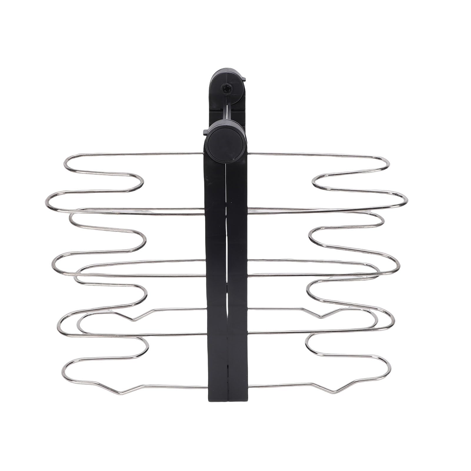 Organizer per Pentole e Padelle, 8 Divisori Regolabili in Acciaio Inossidabile, Rotanti, Pieghevoli, Design Verticale, Slot a Forma di U, Armadio da Espandibile, Portaoggetti, Pentole e