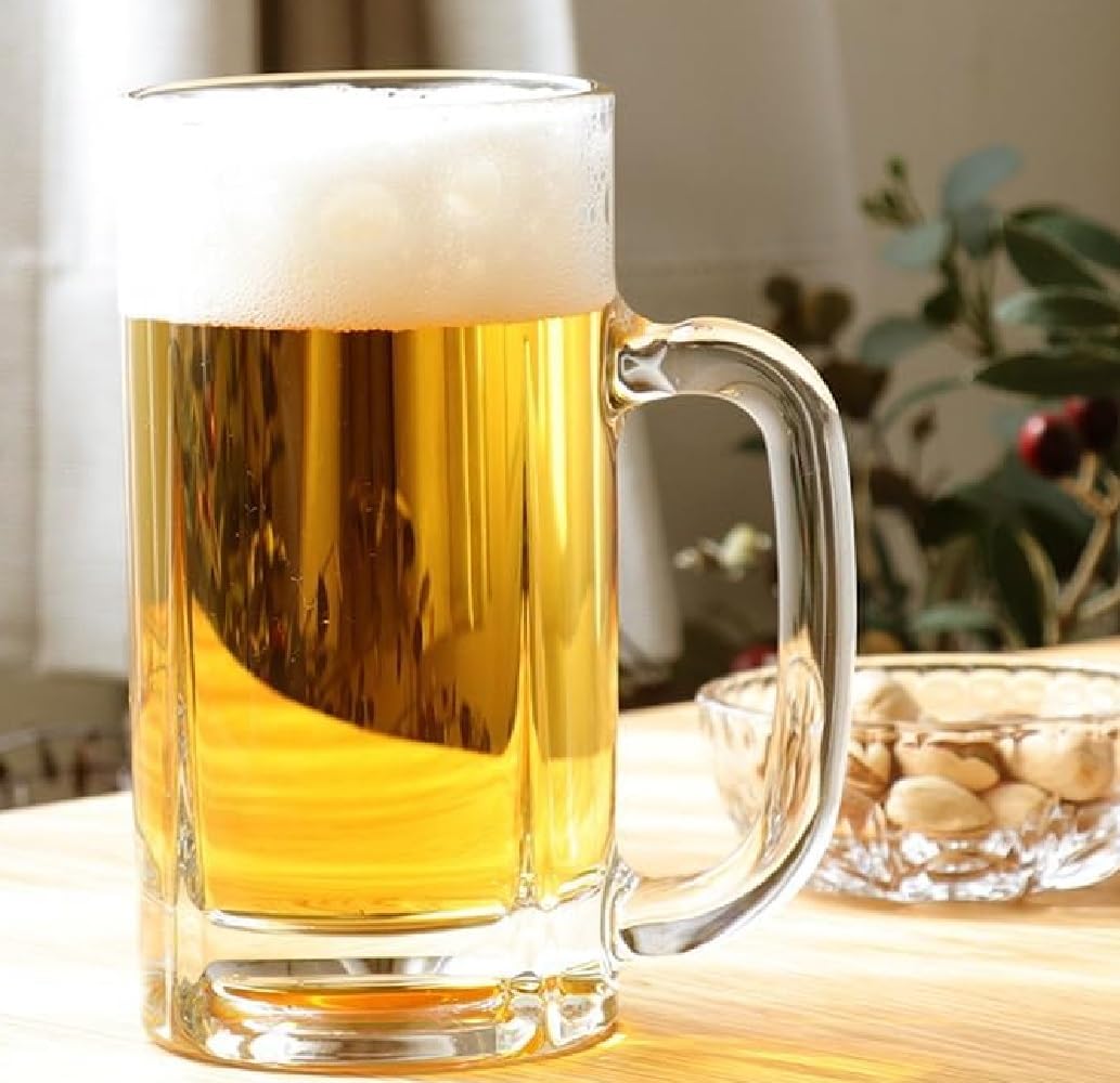 Amazon.co.jp: アデリア ビールグラス ビールジョッキ (3客組) (500ml
