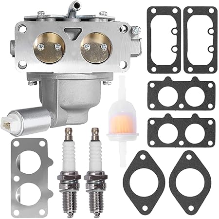 Vergaser-Set Für Briggs & Stratton 20-25 PS Motoren - Inkl. Luftfilter, Zündkerzen, Kraftstoffpumpe | Passend Für Rasentraktoren