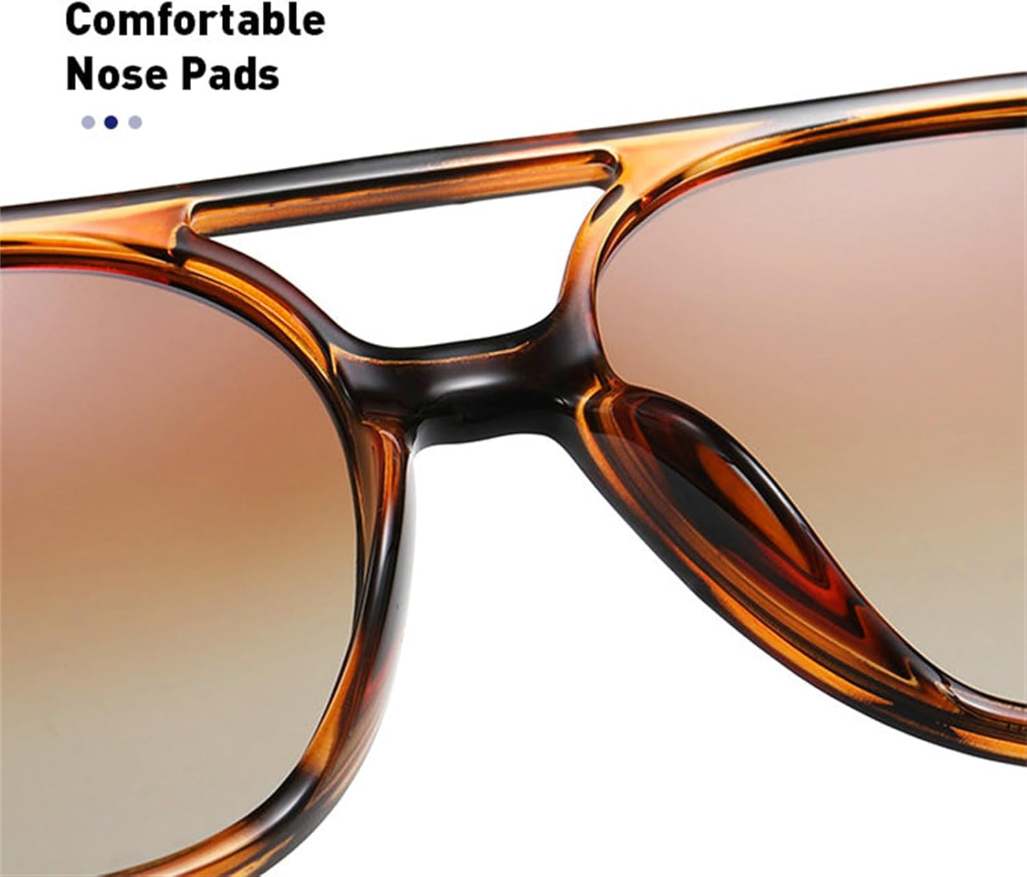 willochra Polarized Oversized Pilot Sunglasses Women Men Vintage Double beam Shades Eyewear Trendy Popular Sun Glasses - Image 6