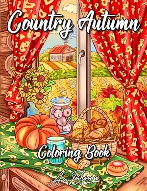 Amazon.com: Country Summer: An Adult Coloring Book with 50 Detailed ...
