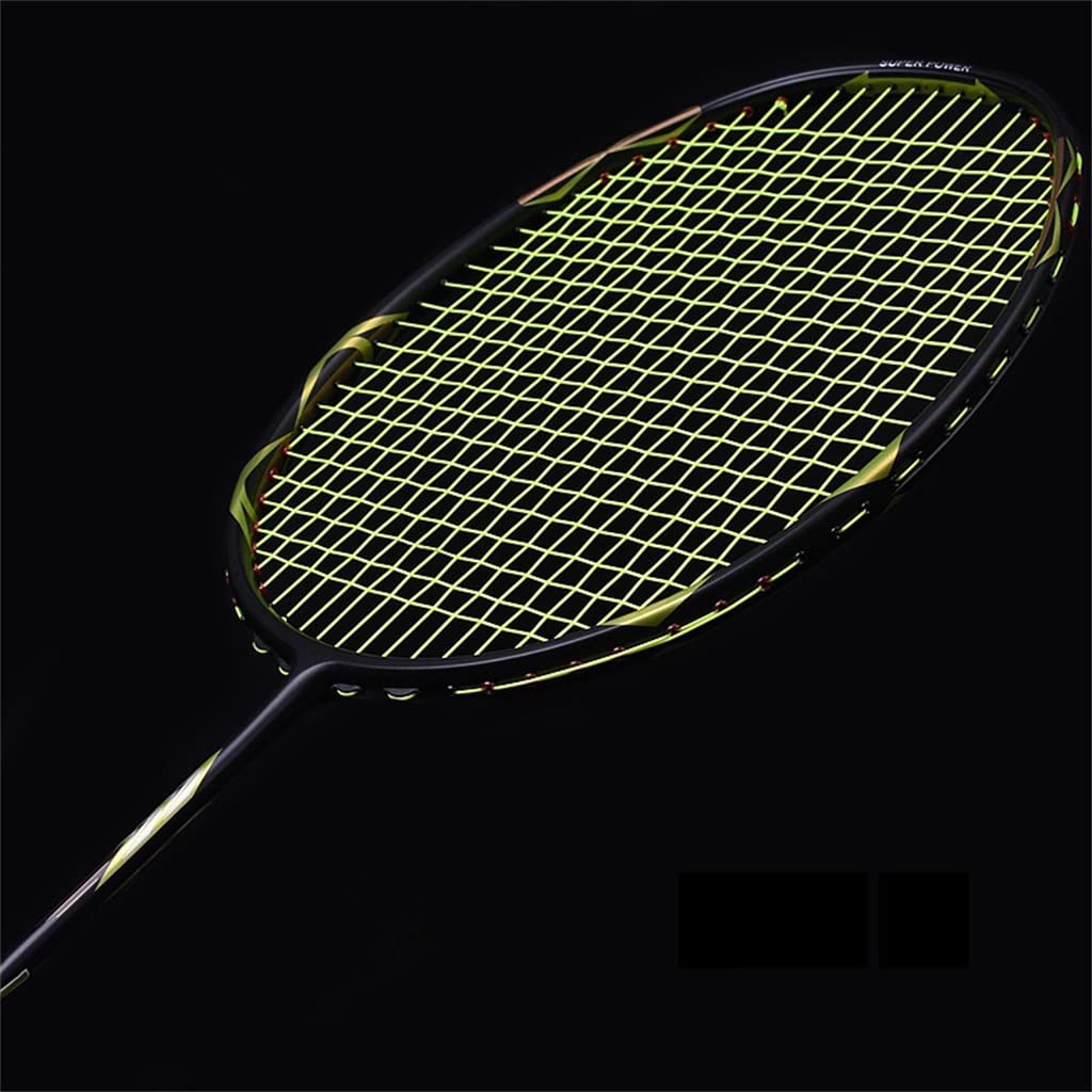 Badminton Racket Full Carbon 3U Offensive Adult Power Racket Secondary Reinforcement Racket