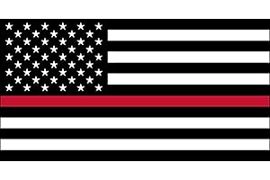 Rogue River Tactical Firefighter Flag Decals: Emblazon Your Support for Firefighters