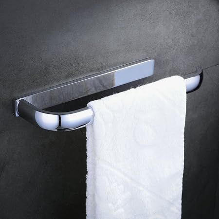Hiendure®30cm Montaje en pared Latón Toallero Largo de toallas Sostenedor de la toalla, Pulido cromado