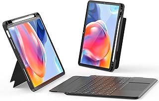 SUKEBON 2025 iPad A16 11世代 11インチ iPad 第10世代 キーボード 10.9インチ 軽量JIS日本語配列 キーボードケース 高精度トラックパッド ipad 10世代/11世代 キーボード ipadA16 11インチ 横/縦置き キーボードケース 第10世代対応 脱着式 ペン収納 7色バックライト JIS日本語配列 日本語取扱説明書付き