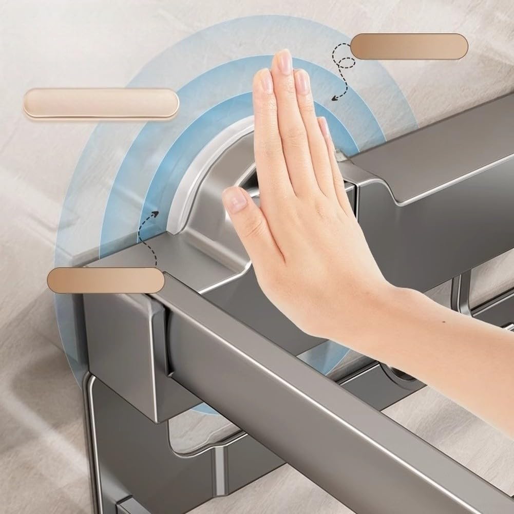 para estante de Aluminio para Baño Plegable y Ahorro Espacio