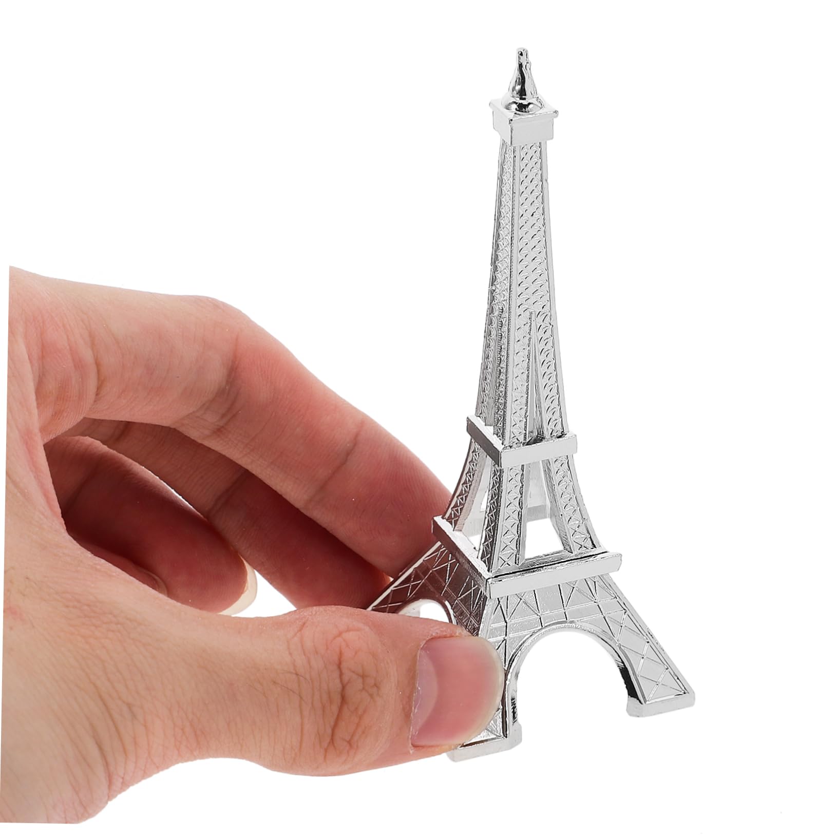 Gogogmee 1Set Desktop Card Holder Stand Eiffel Tower Design Table Sign Holders for Photos Menus and Memos for Parties Weddings and Restaurant Table Numbers
