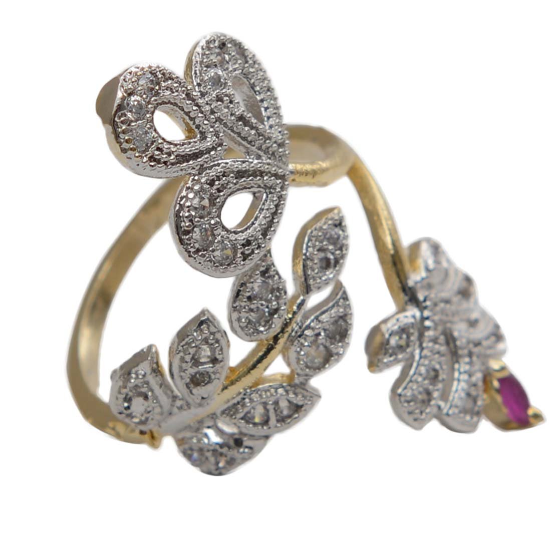 Stylish Adjustable American Diamonds Rings