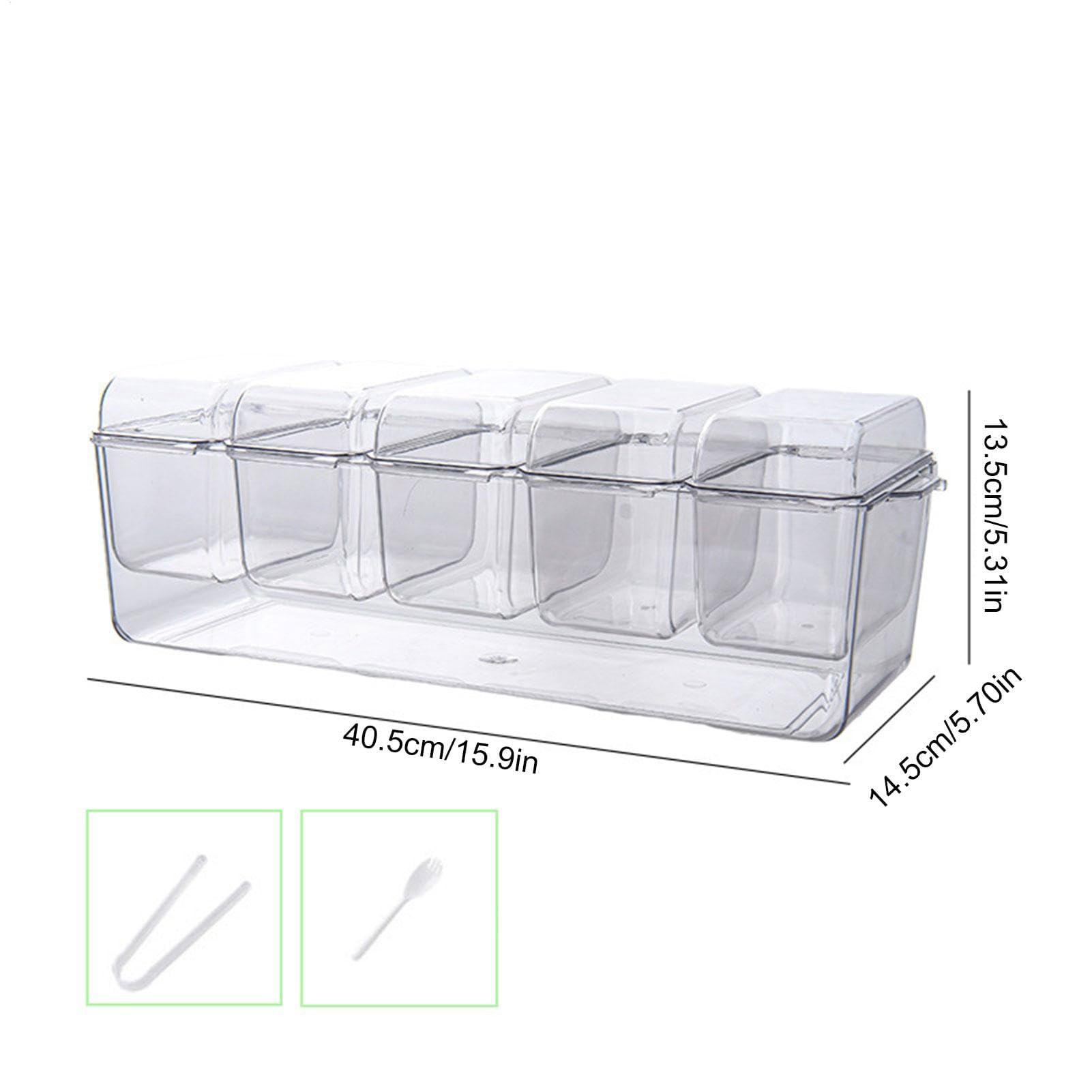 Soporte versátil para platos de refrigeración, soporte portátil para alimentos fríos para aperitivos de mariscos con compartimento para hielo, ideal para reuniones familiares y fiestas