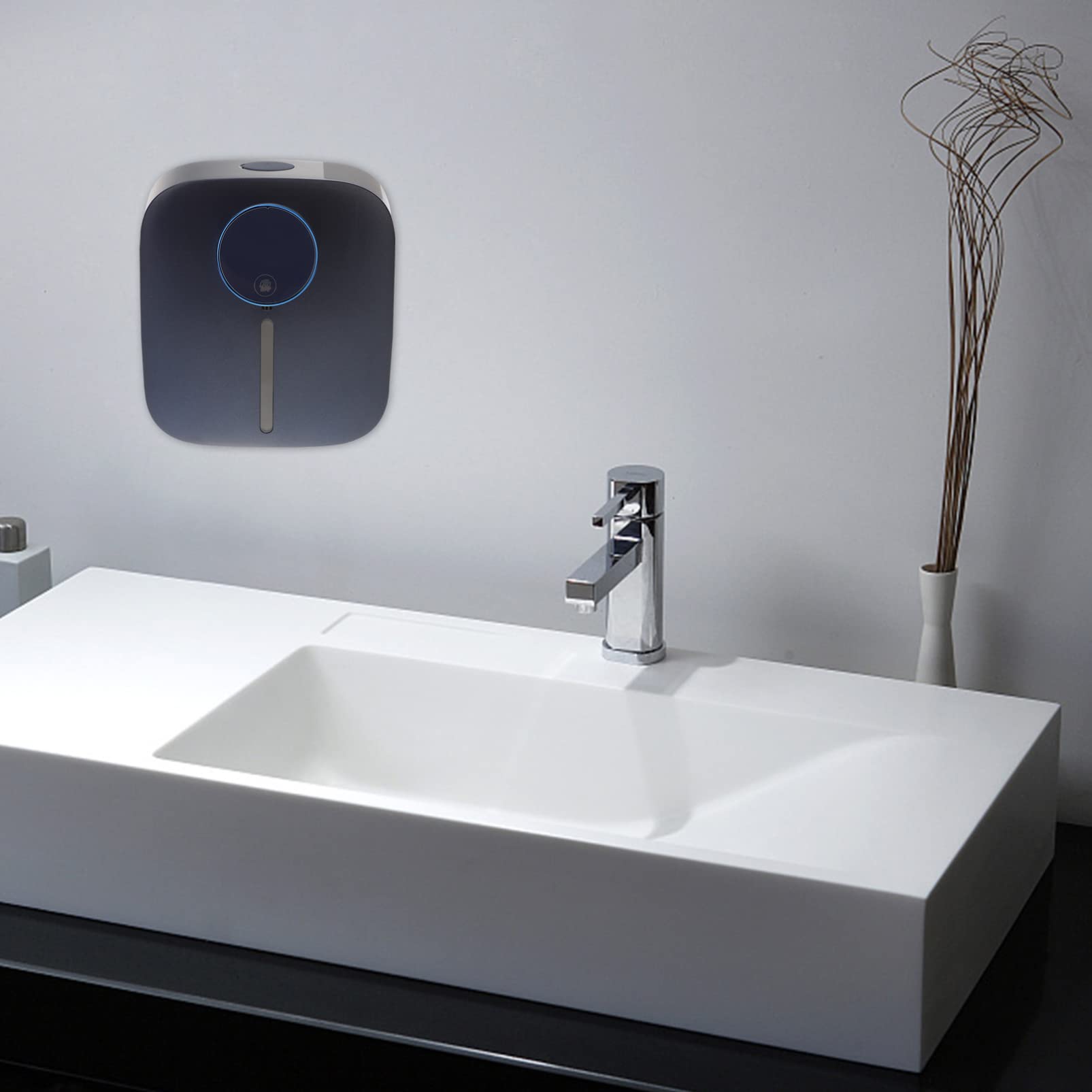 Ciieeo Dispenser Di Sapone Senza Contatto Parete Ricaricabile Dispenser Di Schiuma Senza Contatto Funziona Automaticamente Materiale Di Adatto Per Bagni Cucine Uffici