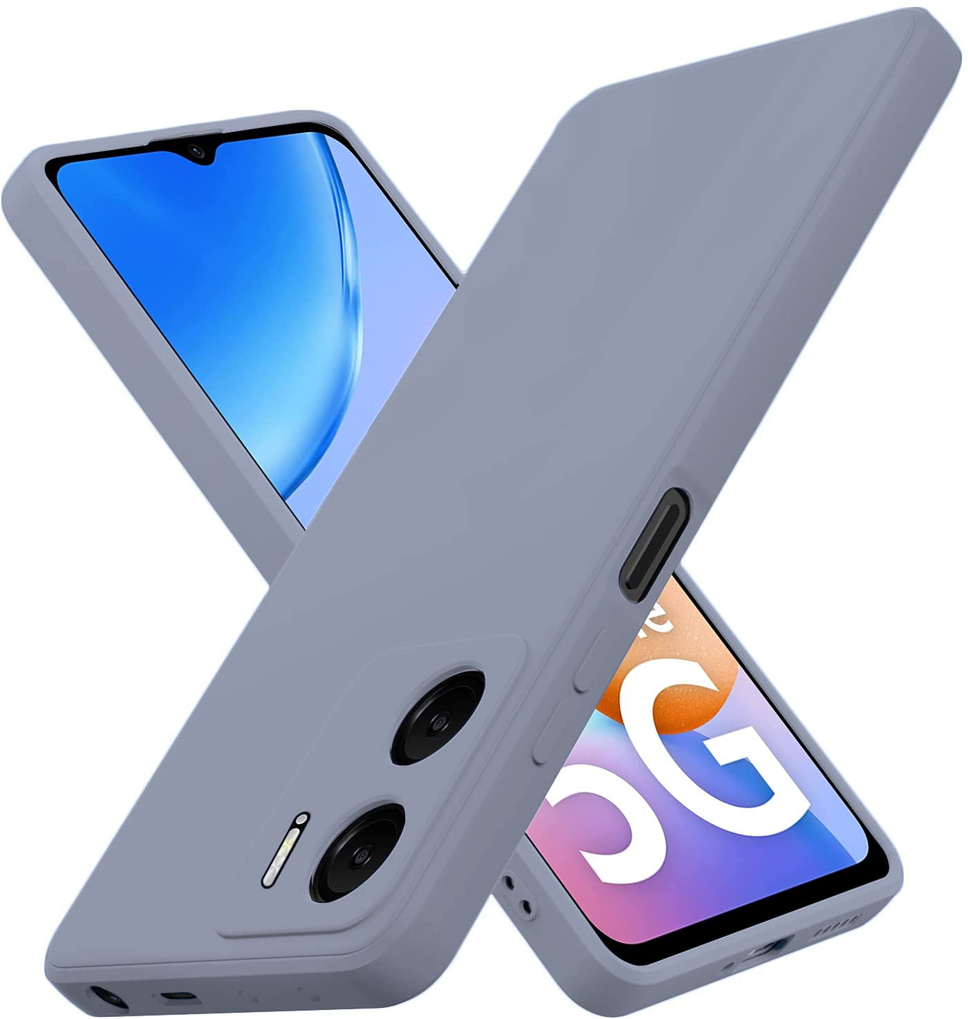DIZORO Compatible with Mi Redmi 11 Prime 5G Back Cover with Upgraded Square Edges for Camera Protection Shockproof Flexible Matte Liquid Silicone Mobile Phone Case (Lavender Grey) (B0C372LR8S) Amazon Price History, Amazon Price Tracker