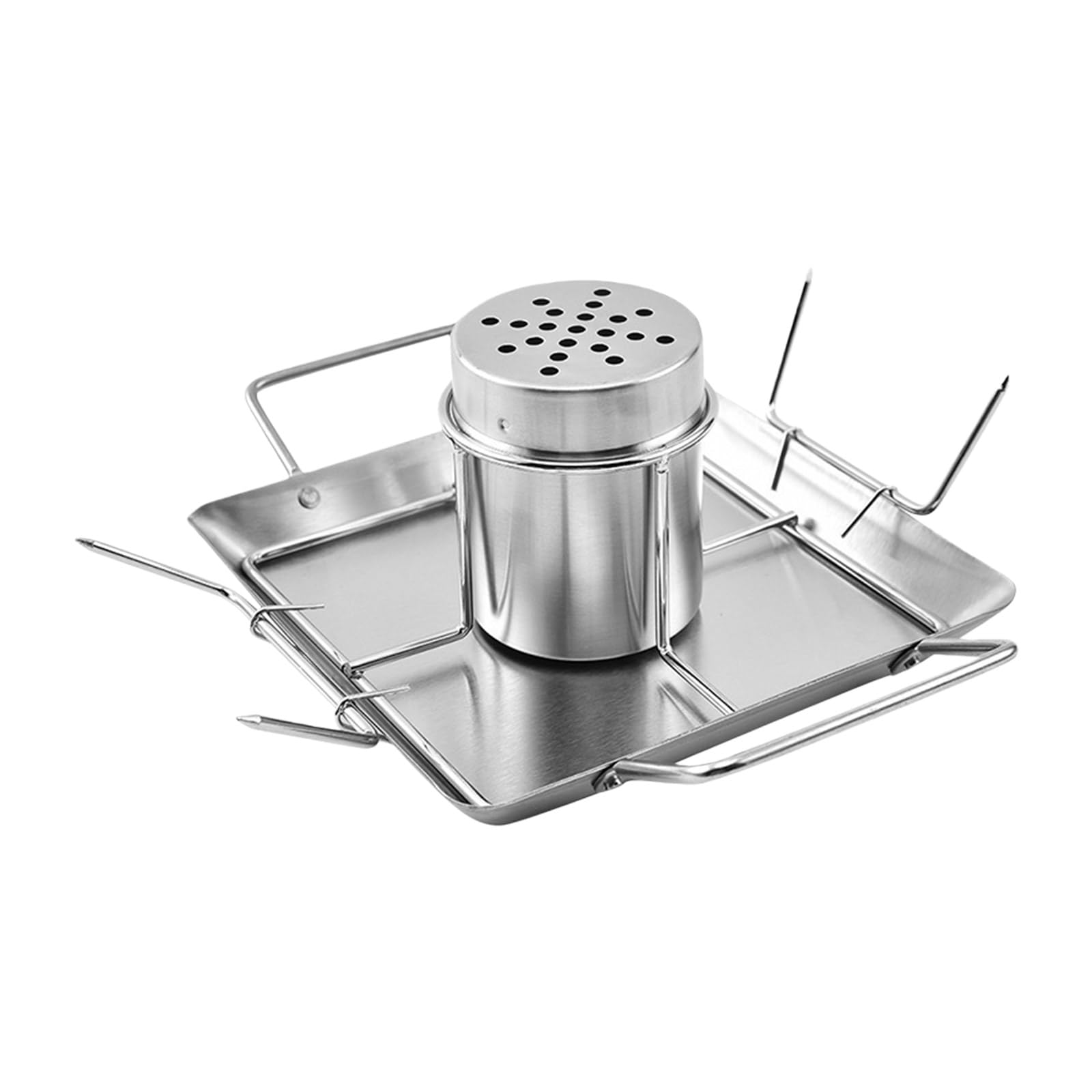 LUCKGONI Professional BBQ Turkey Cooking Rack With Drips Tray For Even Heat Distribution And Perfect Roasting On Large Poultry