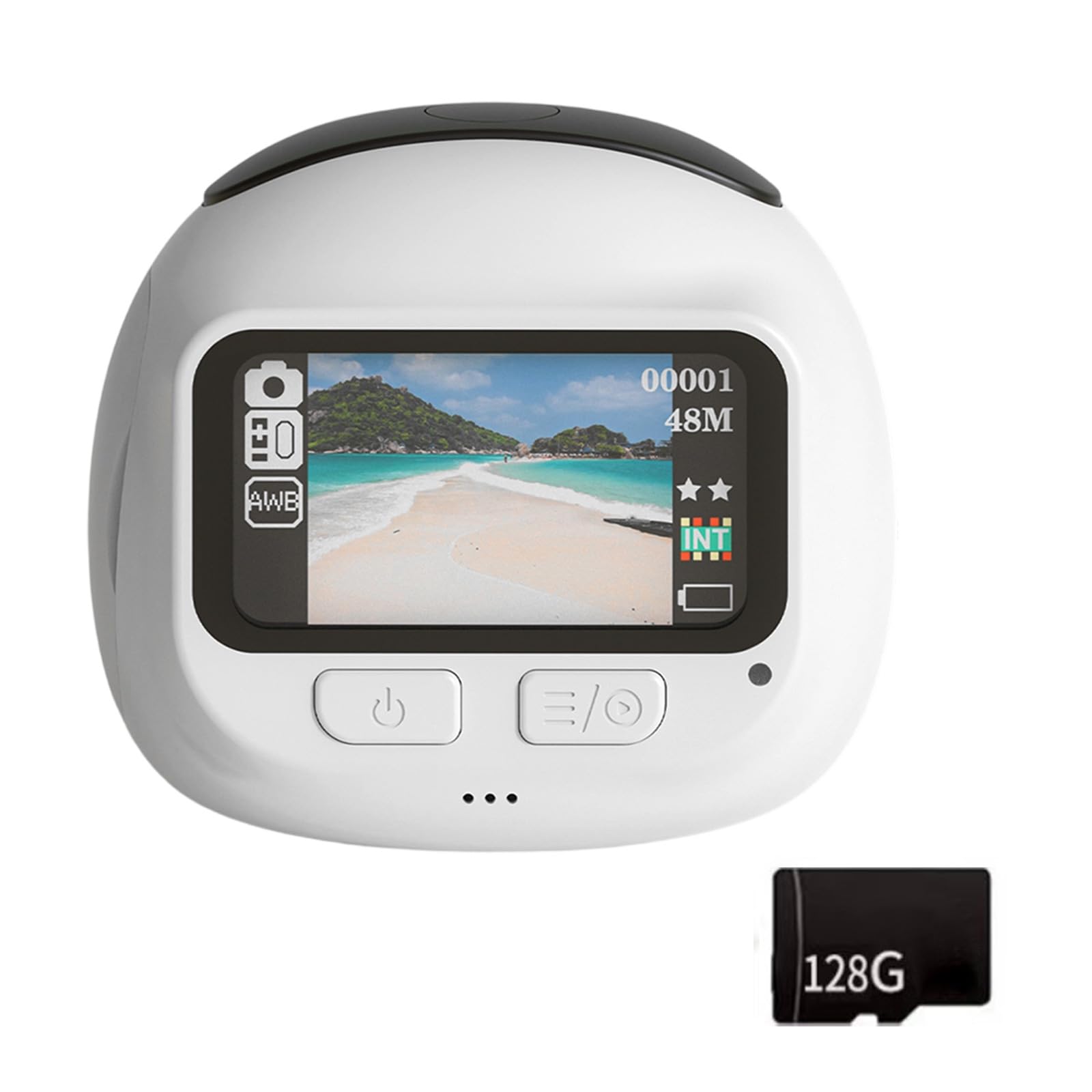 Videocamera compatta da 38 g per giovani Video 1080P e corpo in ABS portatile creativo per fotocamera compatta per studenti
