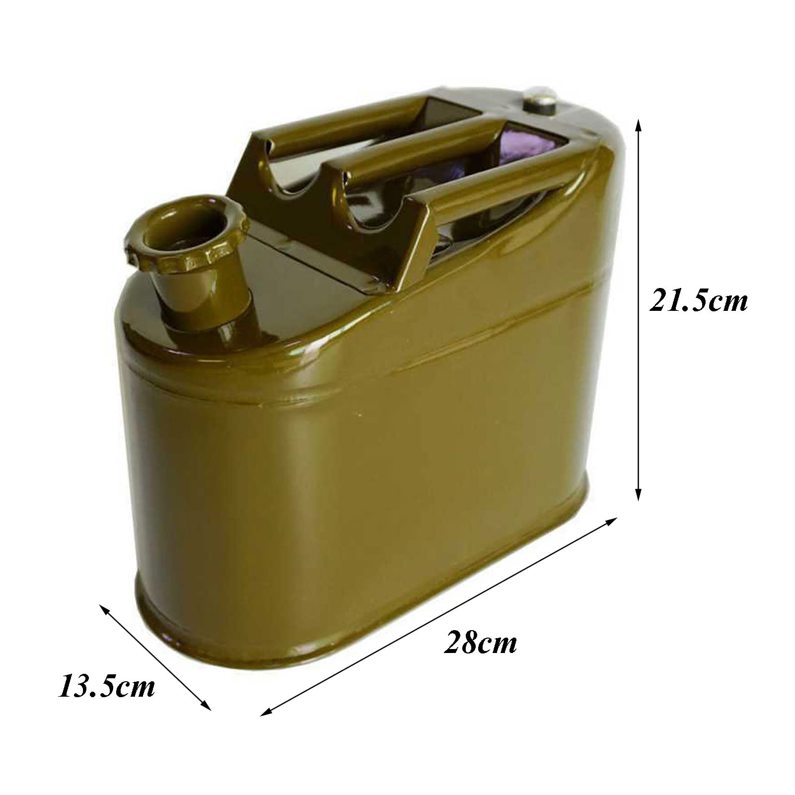 BHBXZZDB Garrafas bidon de Metal de 5/10 litros Boca Ancha Ideal para Gasolina y químicos también como deposito para Aire Acondicionado/Camping/Furgoneta Camper