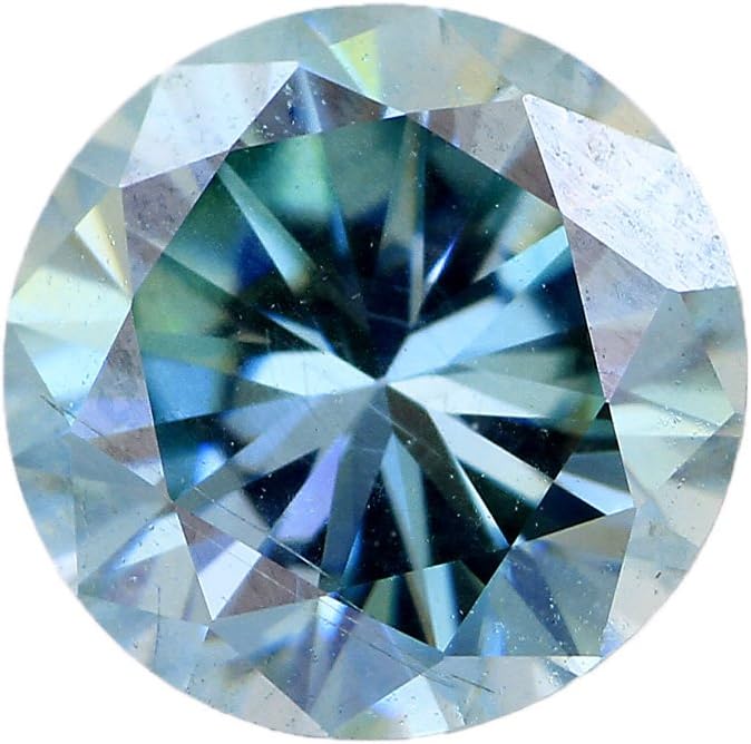 101J Jewels 1.15 Cts RBC Blue African Moissanite Gemstone With Certificate