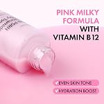 TOSOWOONG Pink PDRN Niacinamide Milky Toner, With Niacinamide 5% & Salmon DNA PDRN, Lightweight Hydrating Face Toner with Ceramides & Peptides, Korean Skincare, 150 ml / 5.07 fl. oz.