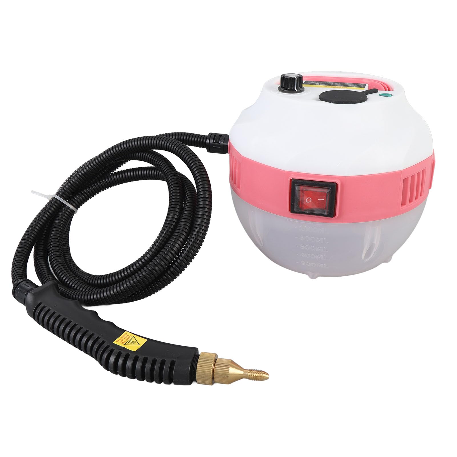 1500W Steam Cleaner, Handheld Steam Cleaner, High Temperature Cleaning Machine with 3 Brush Heads for Home Bathroom Kitchen (US Plug 110V)