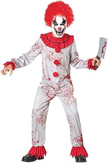 Seasons Scary Circus Clown Pretend Costume (S(4-6))