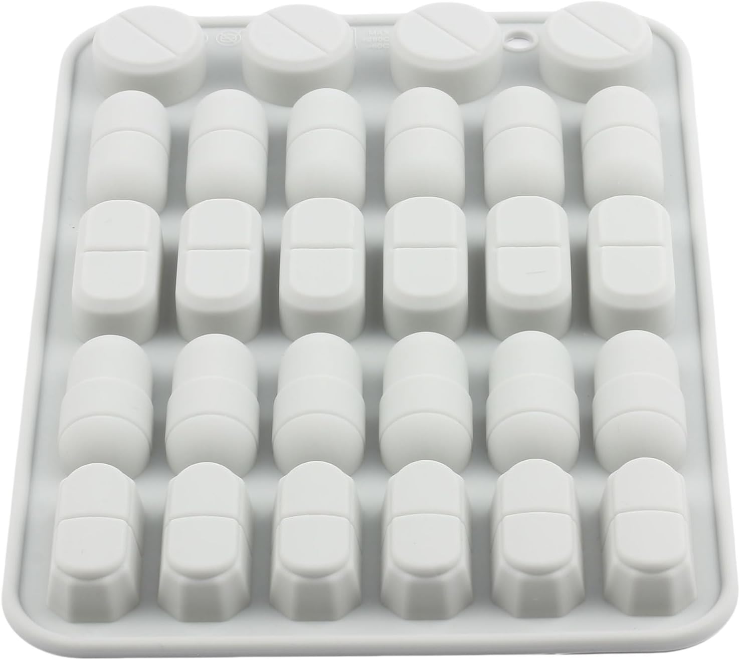28 Cavity Pill Silicone Candy Molds Tablet Capsule Chocolate Mold For Gummy Candy Chocolate Cake Decoration
