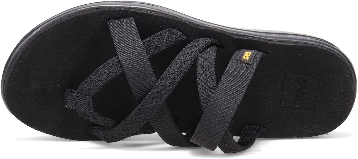 Teva Women's Ankle-Strap W VOYA ZILLESA, Mahani Black, 10 - Image 6