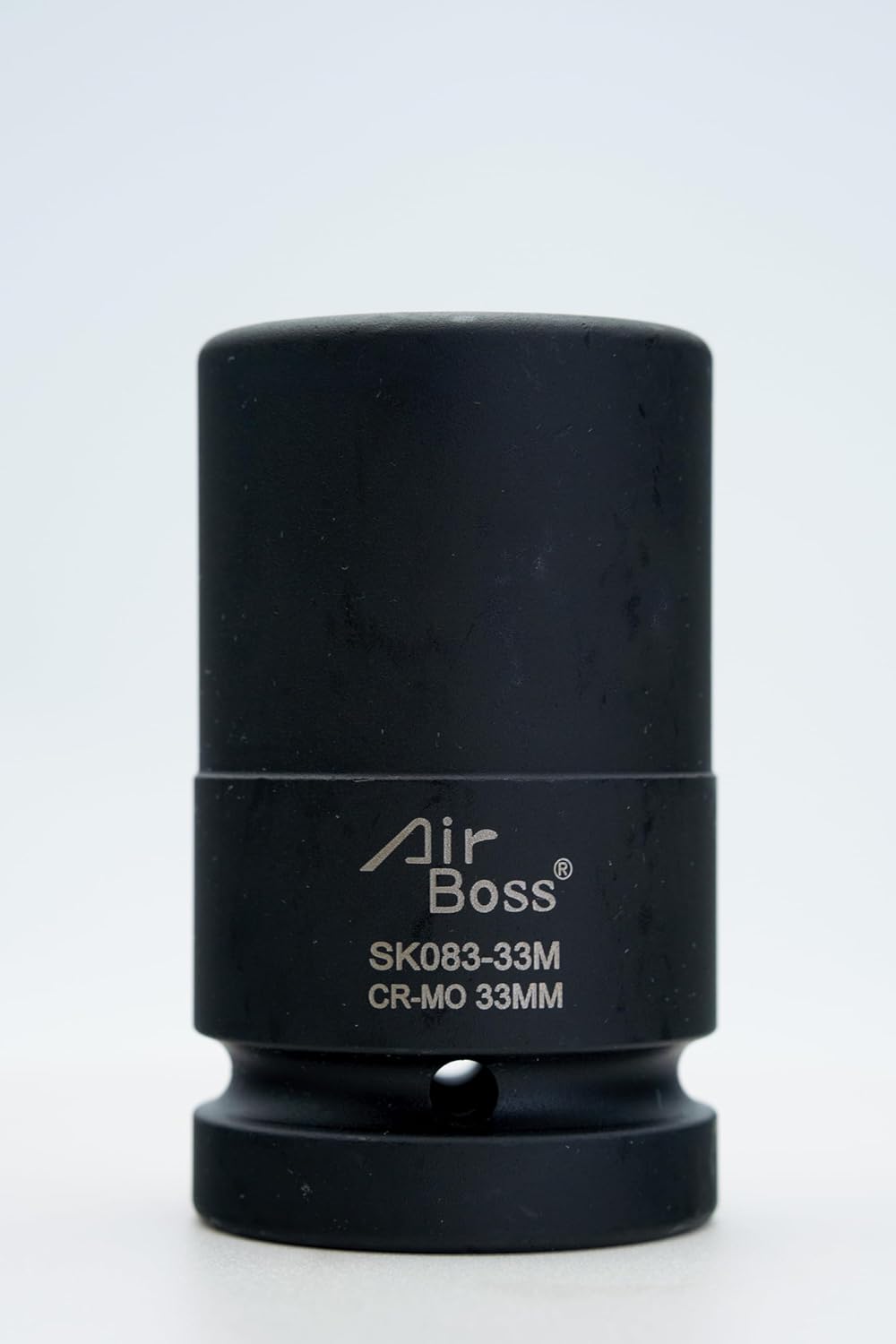 AirBoss 33MM 1" Drive CR-MO Steel DEEP 6 Point Radius Corner Design Chamfered Opening 1" Impact Socket