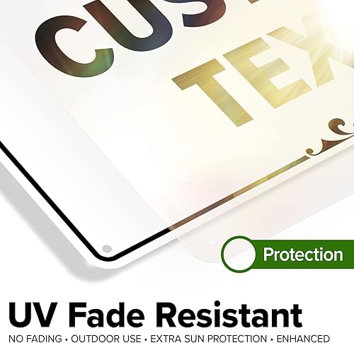 Miniatura 4 de Letrero personalizado letrero de metal personalizado para uso en exteriores e interiores Aluminio 040 4 estilos sin óxidoresistente a la