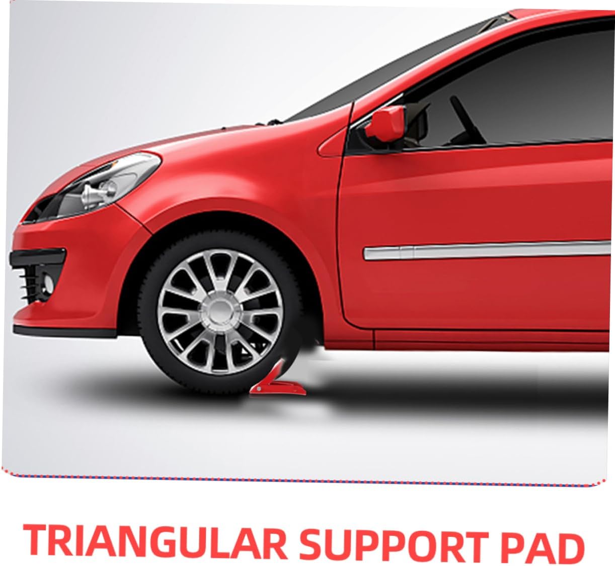 Mobestech 2pcs Heavy Duty Rv Tire Chocks Portable Non- Wheel Stabilizers for Trailers Prevents Tire Wear and Accurate Positioning for Parking Lots and Garages