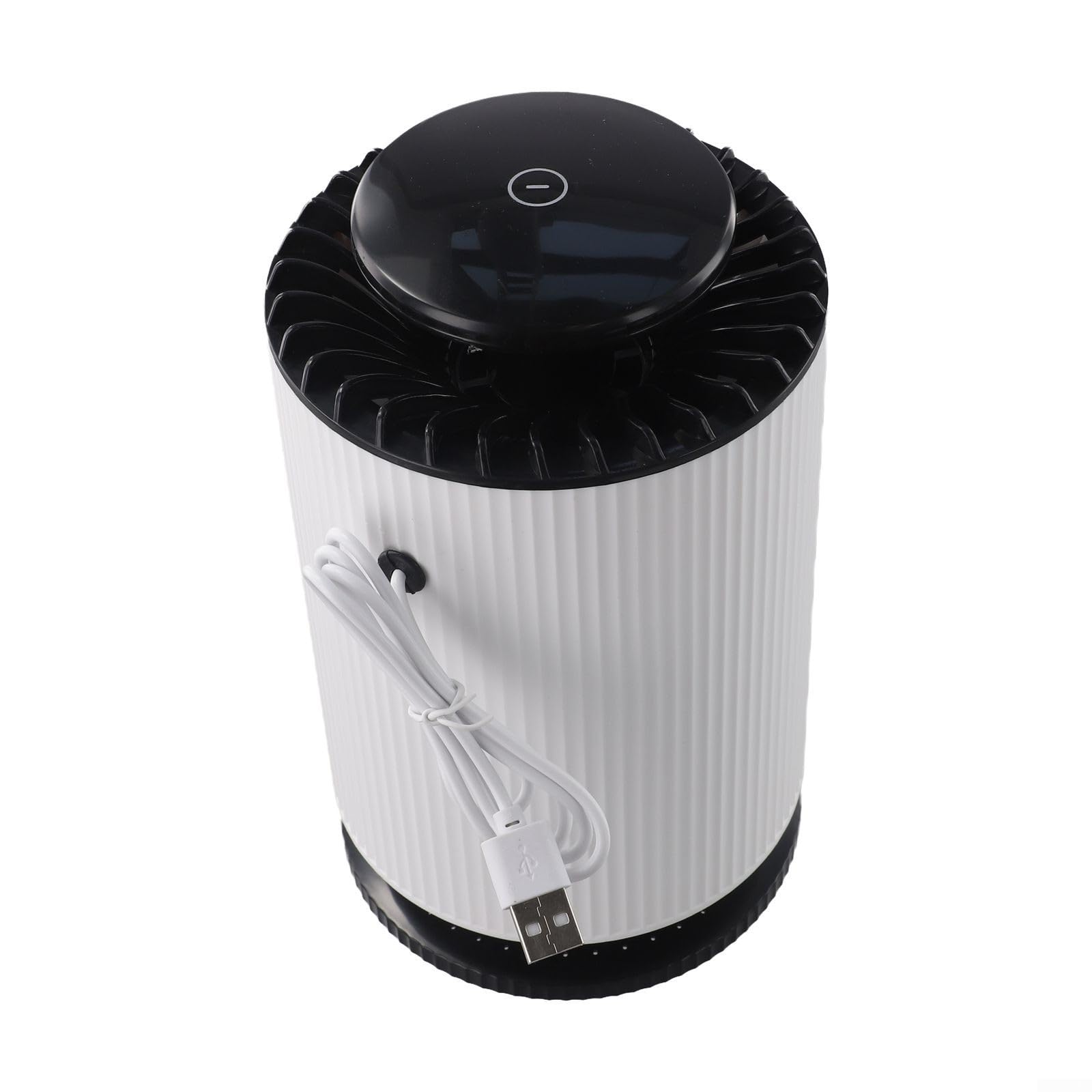 Zoegneer Purificatore d'aria compatto da scrivania per casa e ufficio, rimuove il fumo, PM2 5, polvere rinfresca l'aria silenziosa, materiale ABS, bianco nero, copertura di 10 mq (con 2 filtri)
