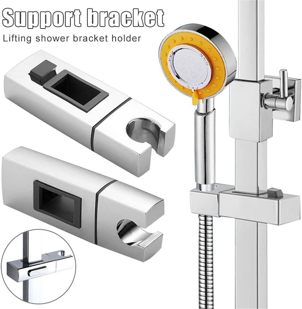 Shower Holder Bracket Rack Adjustable Accessories for Bathroom Slide Bar Faucet Replacement Parts