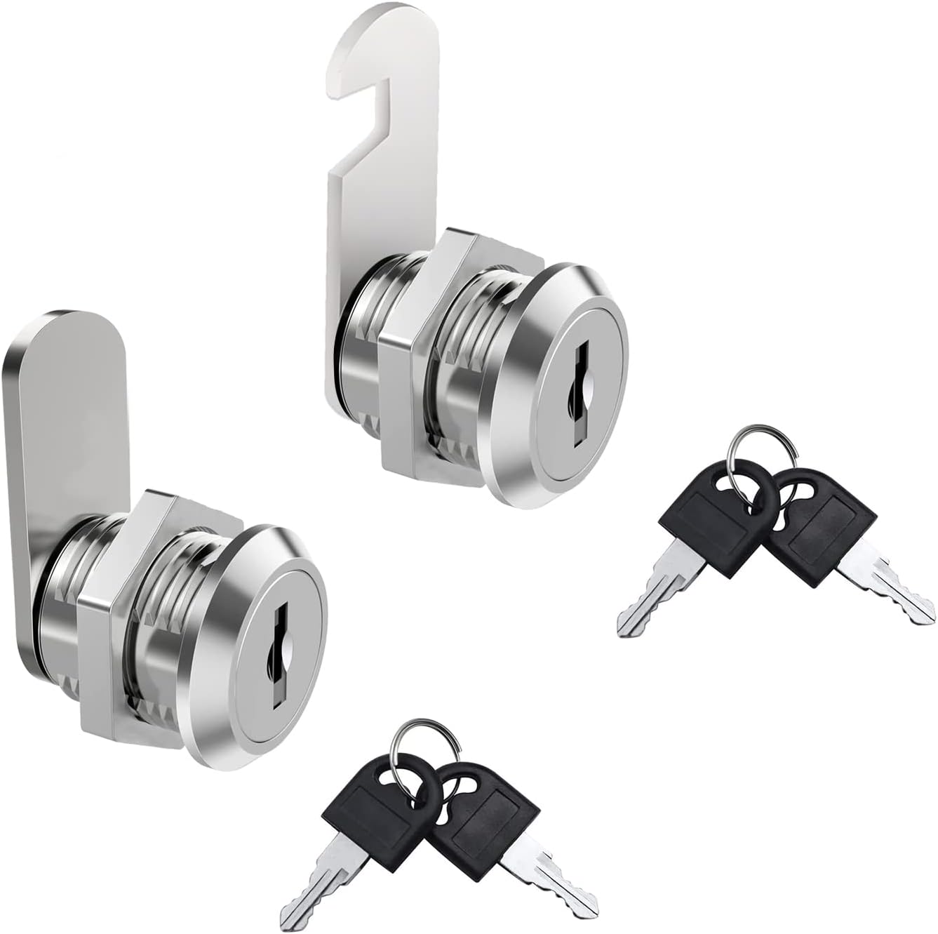 2 Briefkastenschlösser 16mm Mit 4 Schlüsseln - Sicherheitsschloss Für Briefkästen & Schränke